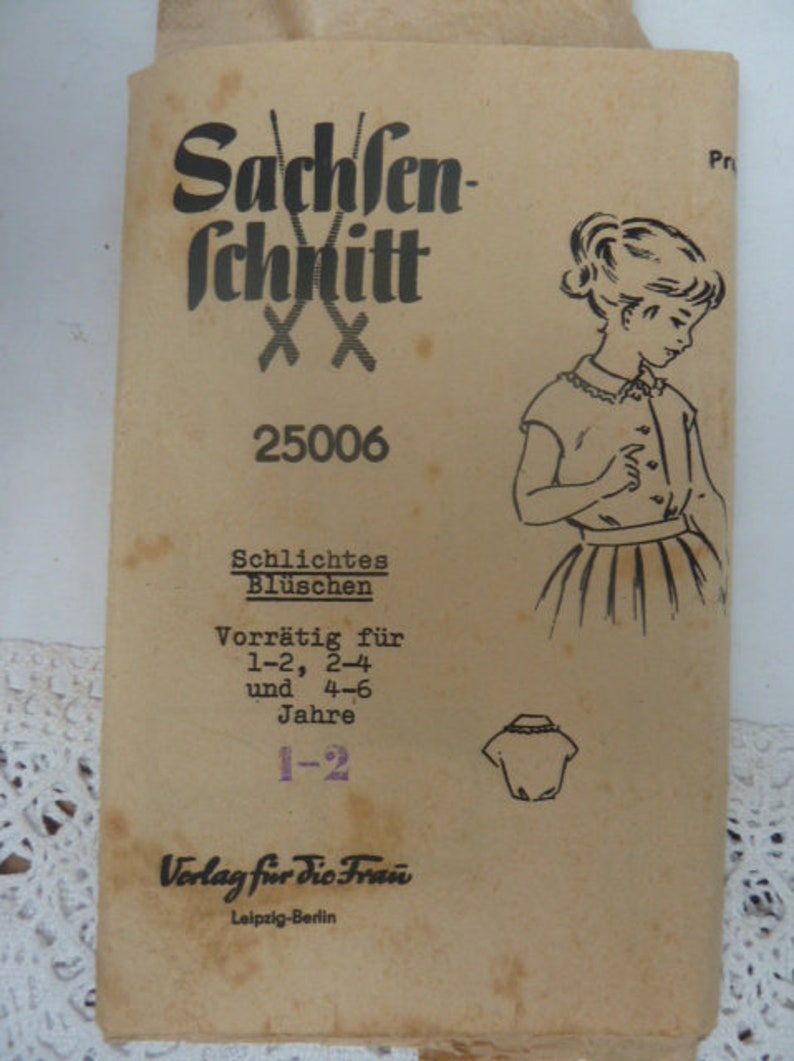 50s Sachsenschnitt, Mä. Blouse image 1