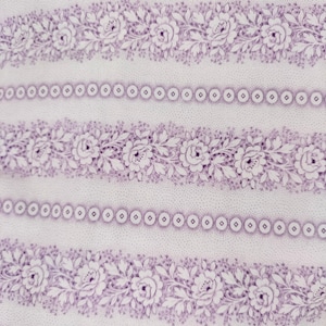 Peasant bedding fabric, rose pattern