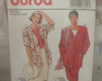 80s sewing pattern burda, costume, size 44 - 54