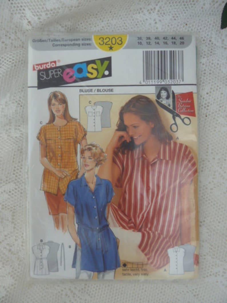 80s Cut burda, Da Longbluse image 1