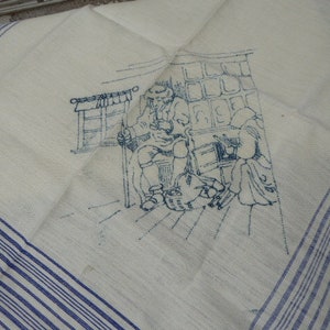 Linen tablecloth for embroidery