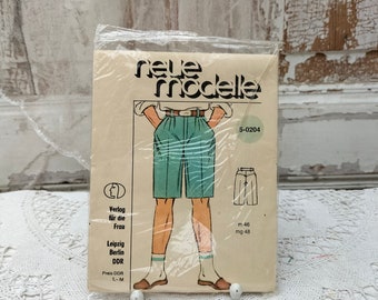 Nuevos modelos, oye. Pantalones cortos, años 80