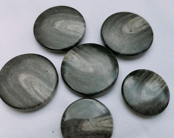 6 botones grandes, gris