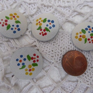 50s metal heads, 4 pieces white