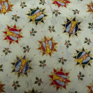 Tissu de Noël enchanteur, tissu d’ange