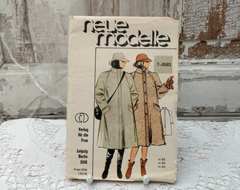 new models, women's winter coat, 80s