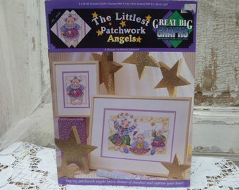 Little Patchwork Angels, embroidery template