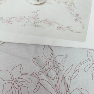 Deckchen zum Aussticken, Osterdecke, Ausstickdeckchen