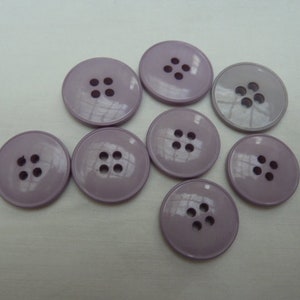 8 vintage buttons 50s, purple image 1