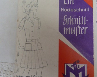 DDR Sewing Pattern, 60s, Dress