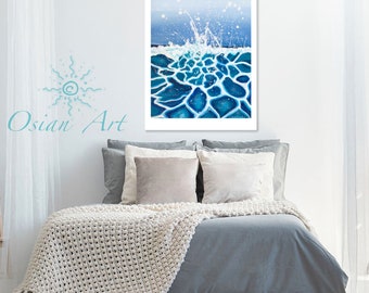 Fine Art Prints by Osian-Art. Ocean inspired art. contemporary art prints