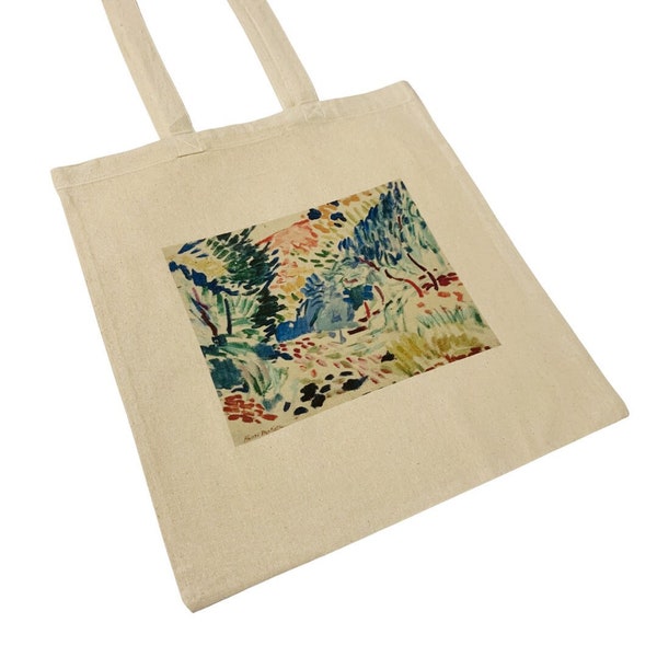 Henri Matisse Tote Bag Landscape at Collioure Vintage Abstract Art Bag