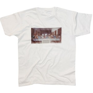 The Last Supper T-Shirt by Leonardo Da Vinci Religious Christian T-Shirt Jesus and God