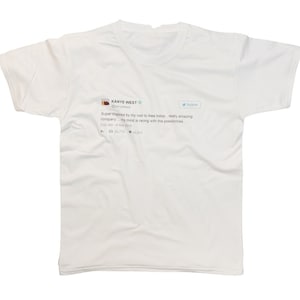 Kanye West Twitter Ikea inspiriert Lustiges Meme weißes oder schwarzes T-Shirt