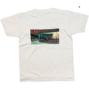 Nighthawks by Edward Hopper T-Shirt Vintage Famous Aesthetic Art