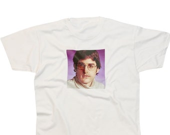Louis Theroux T-Shirt Vintage Staring with Glasses