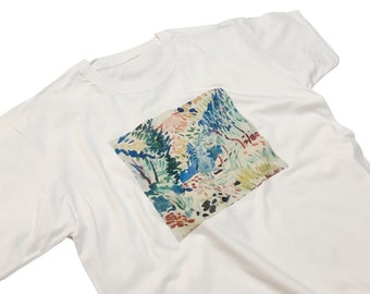 Henri Matisse T-Shirt Landscape at Collioure Vintage Abstract Art Top