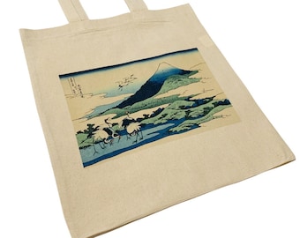 Umezawa in Sagami Province Tote Bag like Great Wave off Kanagawa Aesthetic