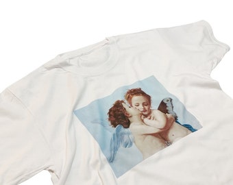 The First Kiss, Angels Detail By Bouguereau T-Shirt The First Kiss, Angels Detail By Bouguereau T-Shirt