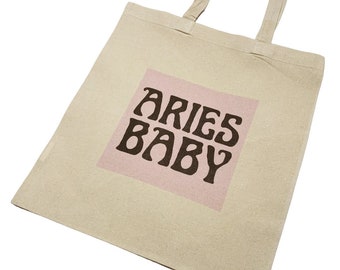 Personalised Star Sign Tote Bag Wellness Zodiac Bag Spiritual Custom