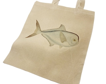Frank Edward Clarke Blue Fish Tote Bag for Nature Lovers and Fisherman