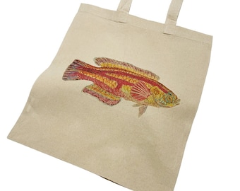 Frank Edward Clark South Pacific Fish Tote Bag