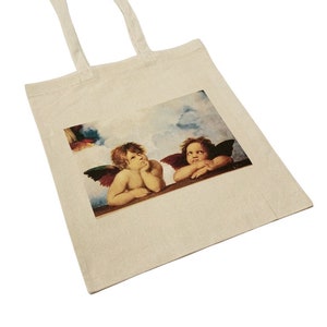 Draagtas Sixtijnse Madonna Raphael Sanzio Angel Cherub Art