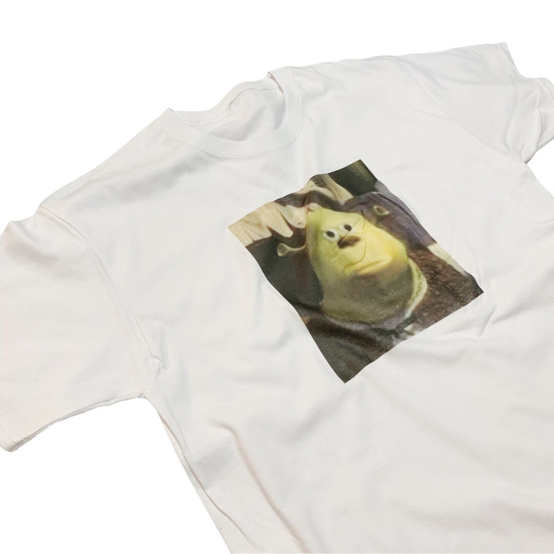 Funny Confused Shrek Meme T-shirt Classic Meme Inspired by 