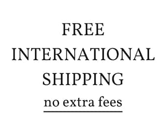 FREE INTERNATIONAL SHIPPING