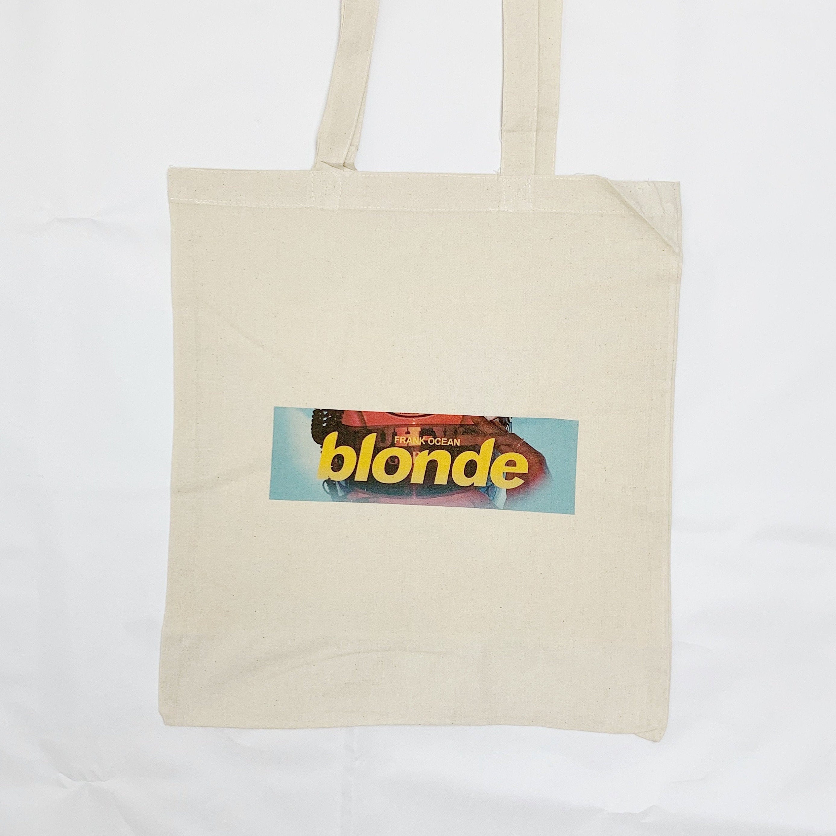 Frank Ocean Blond Canvas Tote Bag Hand Made With Box Logo Etsy