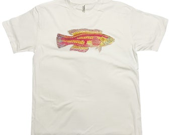 Frank Edward Clark Südpazifik-Fisch-T-Shirt