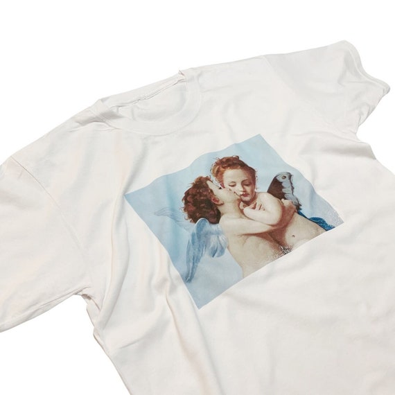 The First Kiss, Angels Detail By Bouguereau T-Shirt The First Kiss, Angels Detail By Bouguereau T-Shirt