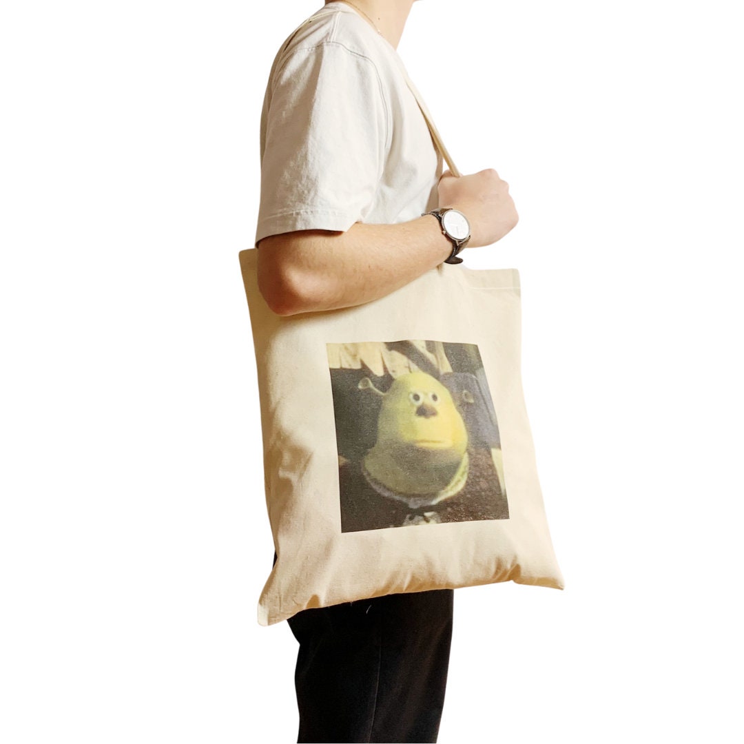 Divertente borsa tote meme Shrek confusa Borsa meme classica -  Italia