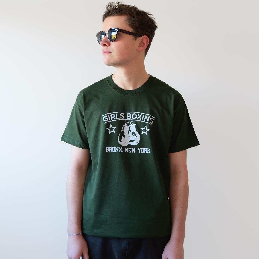 トップス sc subculture BOXING GIRL T-SHIRT / SAX Girls Boxing T-shirt - Rachel Inspired T-shirt - Organic