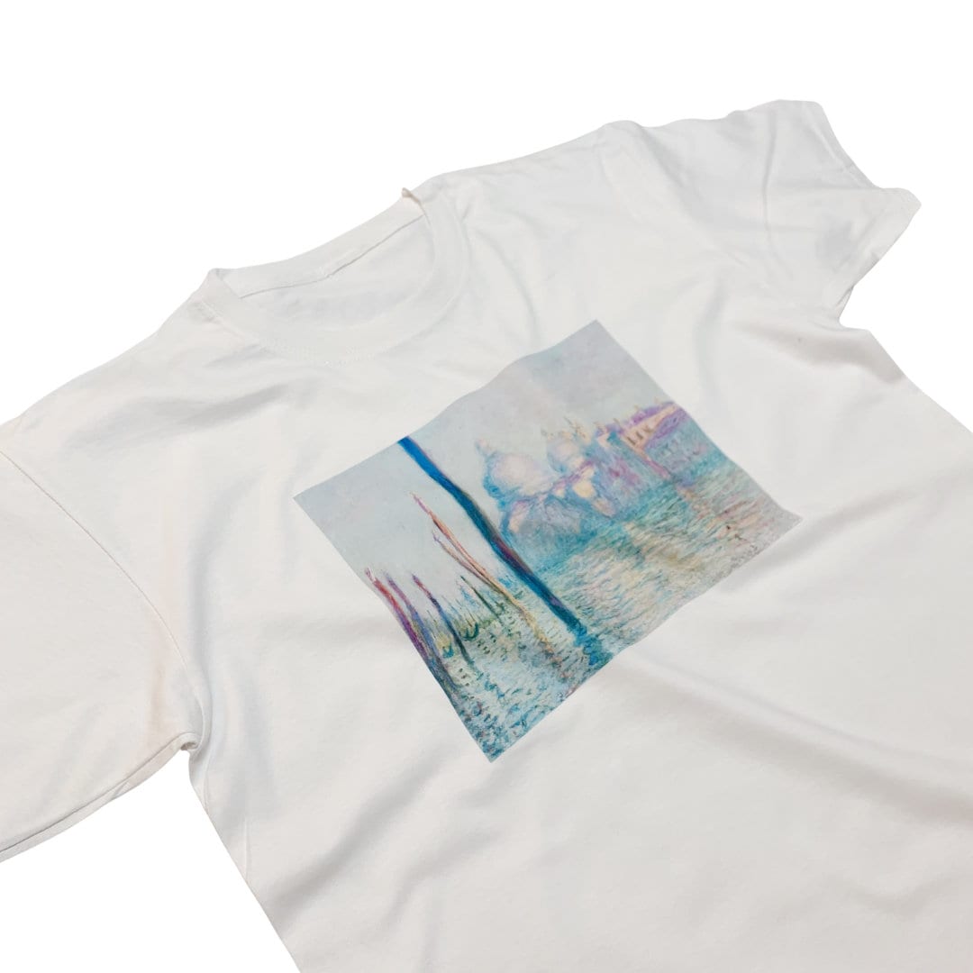 モネのヴェネツィア絵画Tシャツ、ヴィンテージアート美学 - Etsy 日本