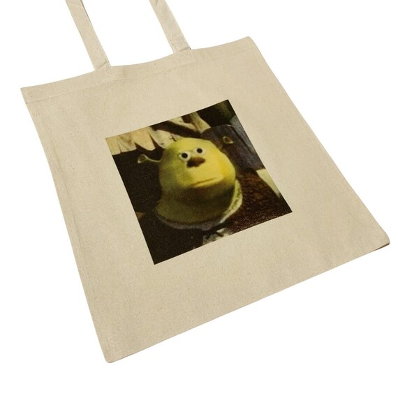 Divertente borsa tote meme Shrek confusa Borsa meme classica -  Italia