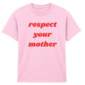 Respect Your Mother Baby Tee Cropped T-Shirt - Harry Inspired Concert Outfit Top - Tour Aesthetic - Handmade UK Yellow Haze Pink White Black