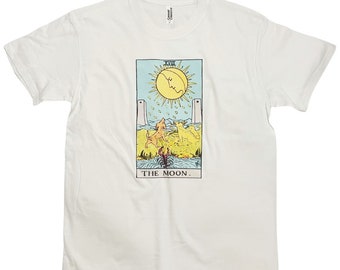 The Moon Zodiac Star Sign T-Shirt Vintage Zodiac Art