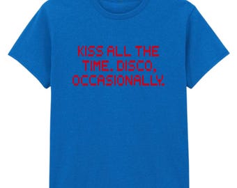 Maglietta corta Kiss All The Time Disco Occasionally Baby - Top ispirato all'outfit da concerto di Harry - Estetica da festival del tour - Top KATTDO