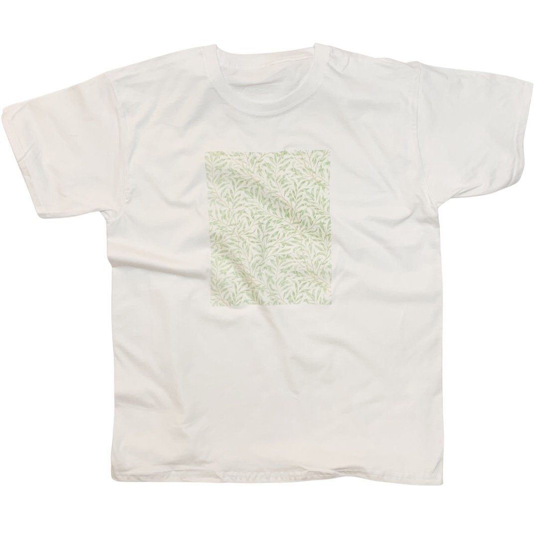 skuffet Betjene lokal William Morris Willow Bough Sage T-shirt Art Pattern Top - Etsy