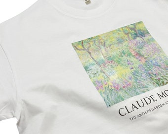 Claude Monet El jardín del artista en Giverny Camiseta con título