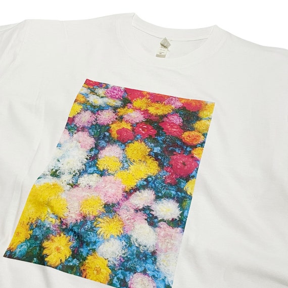 T-shirt Con Stampa A Fiori All-over Bianco/Nero Da Donna - Foto 11