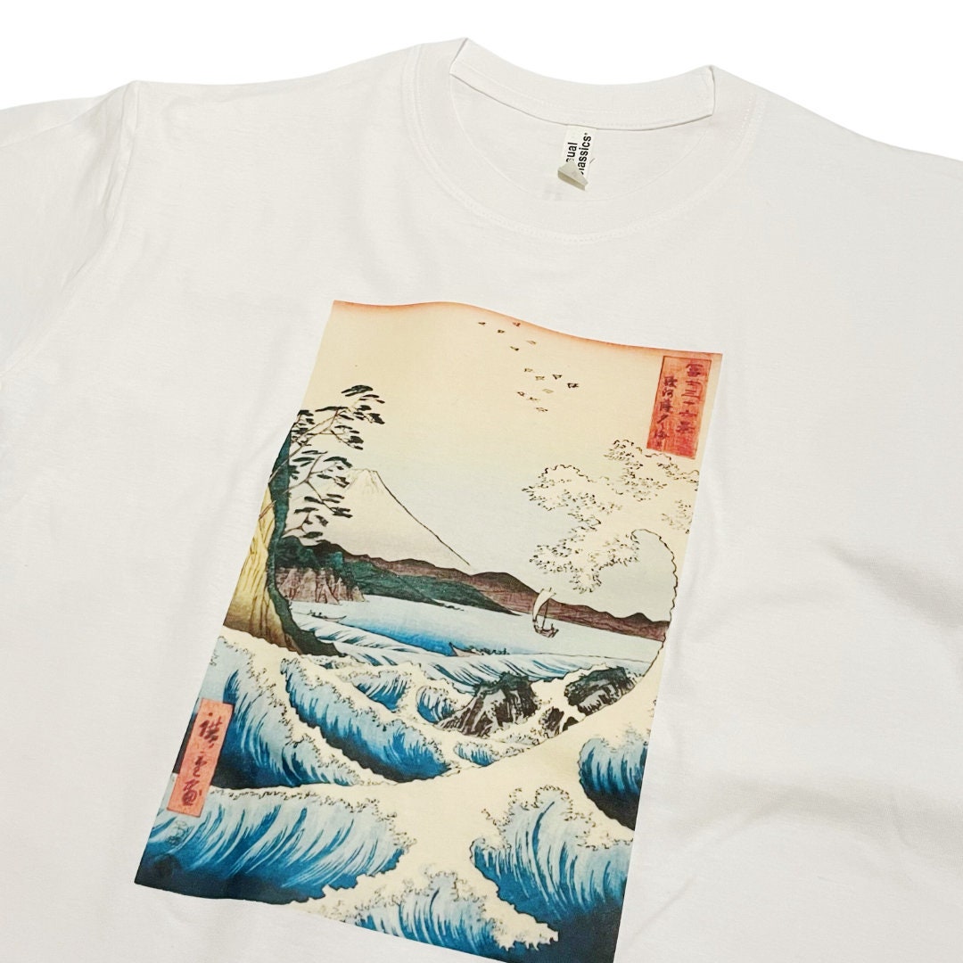 Japanese Art T-shirt: Hiroshige Whirlpools Ukiyo-e Print - Etsy