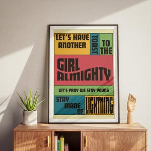 One Direction Girl Almighty Wall Art