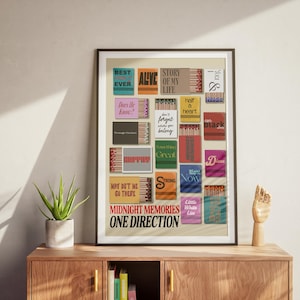 One Direction Midnight Memories Matchbook Wall Art