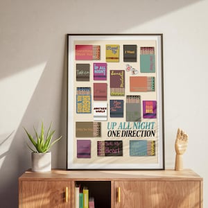 One Direction Up All Night Matchbook Wall Art Poster