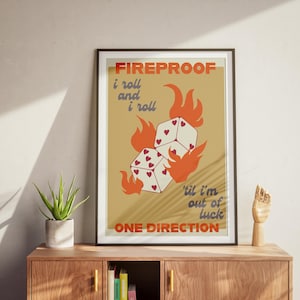 One Direction Fireproof Wall Art