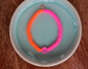 SMILE PINK-ORANGE bracelet
