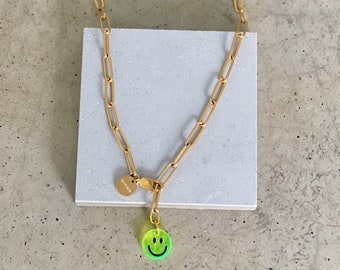 SOHO SMILEY KETTING Goud