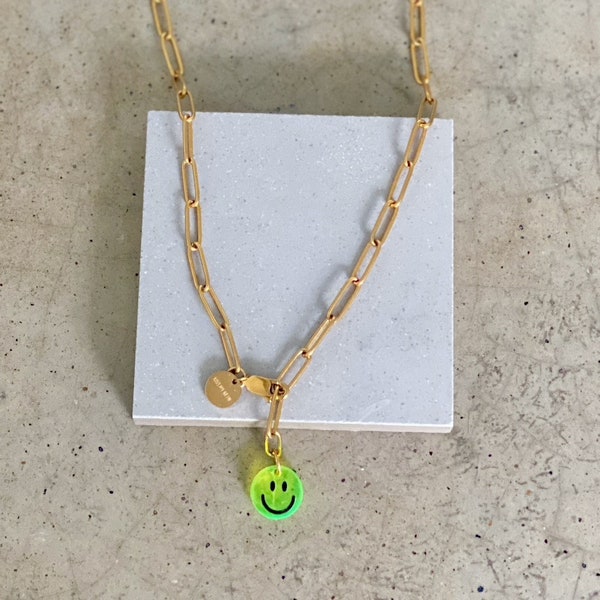 SOHO SMILEY KETTING Goud